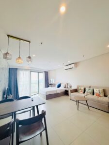 High floor Studio apartment for rent at The Song Vung Tau